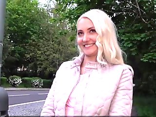 Public Agent Horny tourist Helena Moeller is hungry for Czech cock